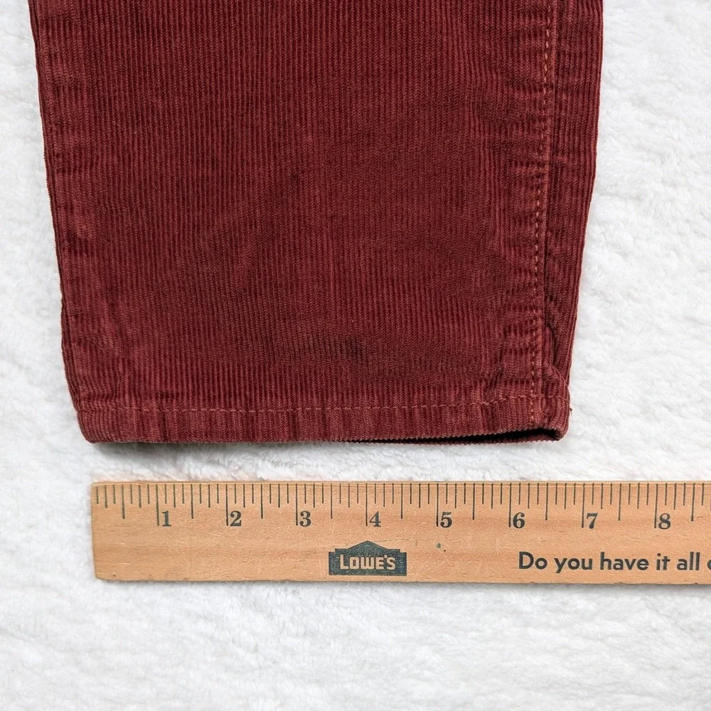 J Crew 770 Pants‎ Mens 29x32 Red Corduroy Slim Straight 5 Pocket Casual Chino